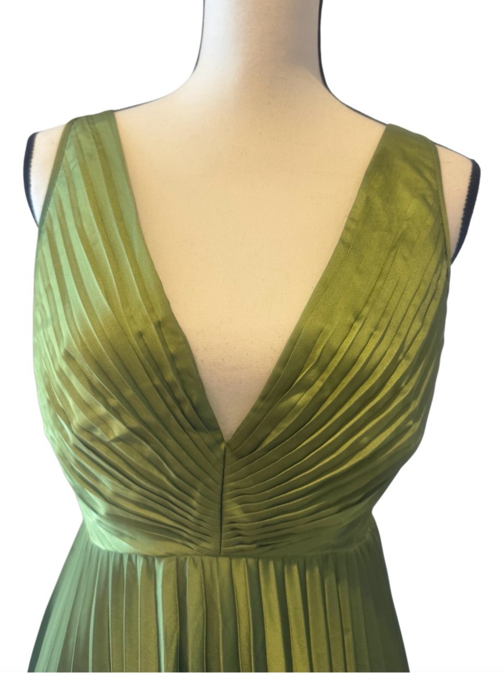 Abercrombie & Fitch satin Giselle dress women’s size MT medium - Picture 4 of 17
